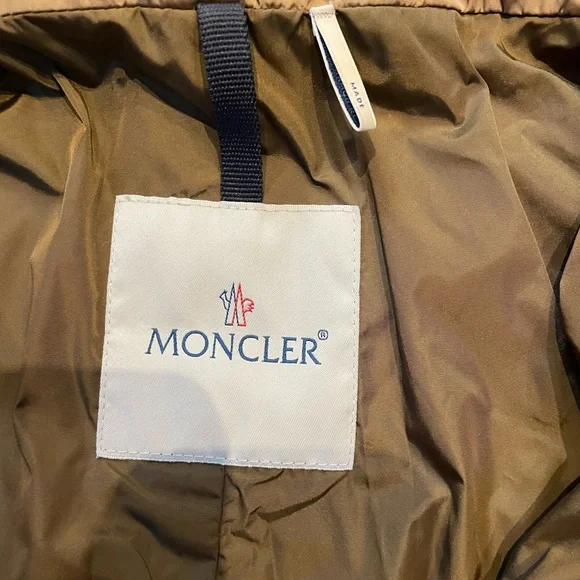 Authentic Moncler tan windbreaker jacket - Picture 5 of 11